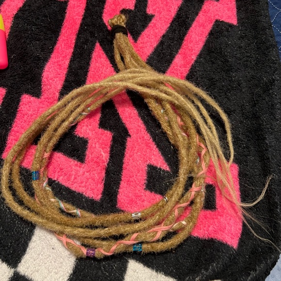 Handmade 36 Inch synthetic Dreadlock Extensions. The color is 27/613 - Picture 5 of 10